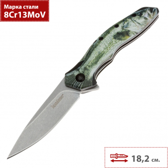 Складной нож KERSHAW SHORELINE BASS 1845BASS Складной нож KERSHAW SHORELINE BASS 1845BASS